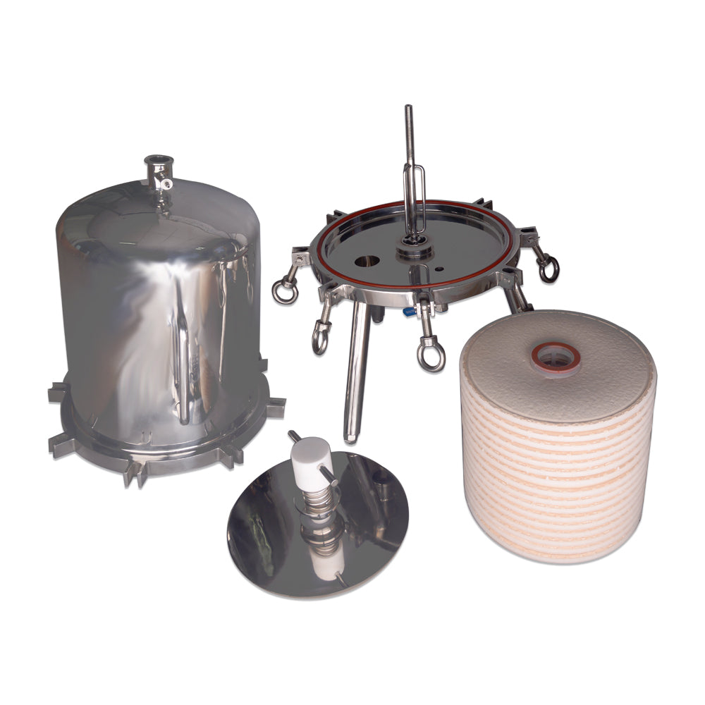 Boîtier de filtre sanitaire lenticulaire (empilement de profondeur) (MTO)