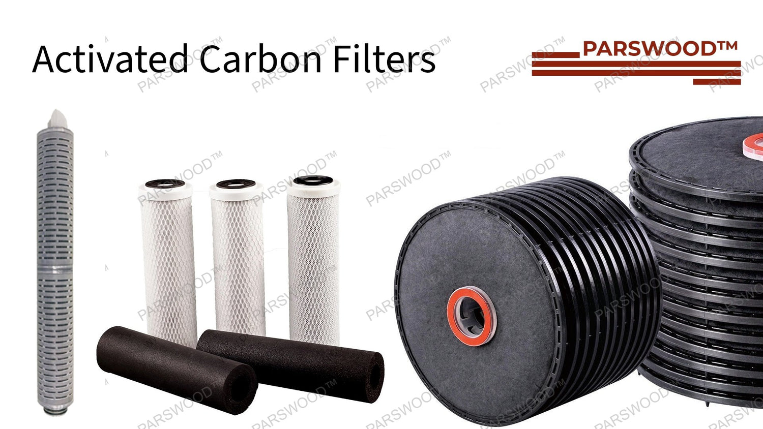 Parswood Activated Carbon Filter Cartridge for color removal, chlorine removal cannabis oil food beverage applications