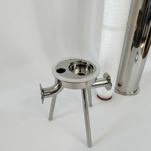 Boîtier de filtre à liquide sanitaire rond simple (MTO) 