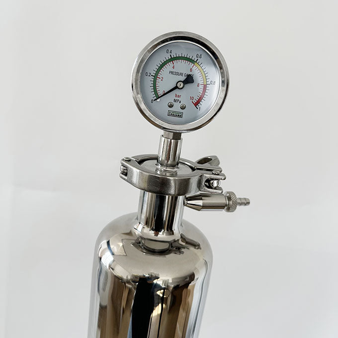 Boîtier de filtre à liquide sanitaire rond simple (MTO) 